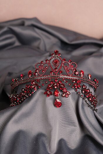 Hobigram Accesoriu pentru păr, special pentru cele mai frumoase mirese, coroană de henna pentru mireasă cu franjuri Hürrem