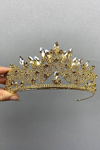 Hobigram Bridal Accessory Lilya Bridal Henna Crown and Earring Set – Bridal Accessory, Stylish Design, Women's Accessory