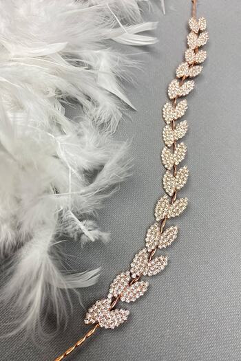 Hobigram Hair Accessory Copper Color Bella Leaf Pattern Hair Accessory – Other Hair Accessories, Stylish Design –