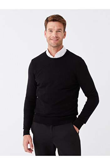 LC Waikiki Men's Knitwear Sweater - Long Sleeve, Crew Neck