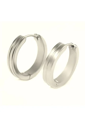 Welch Steel Hoop Women's Earrings