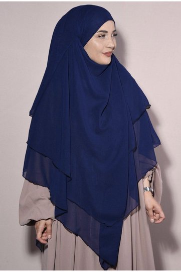 TESETTUR 3-LAYER SCRAMBLED WITHOUT SCRAMBLESS SUFLE KHIMAR