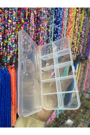 Multi-Purpose (Bead Box) Plastic Organizer with 10 Compartments