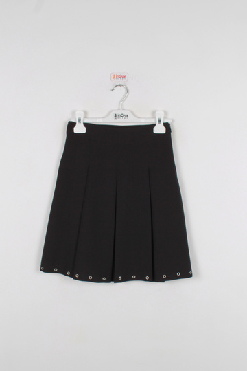Girl's Black Pleated Skirt