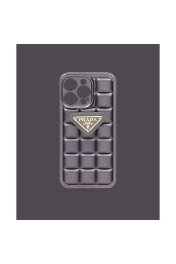 Gray Embossed Silicone Phone Case - Dk028 - iPhone 14