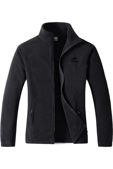 Unisex Full-Zip Fleece Outdoor Fleece Jacket Tactical Fleece Women-Men Fleece Colored-Full