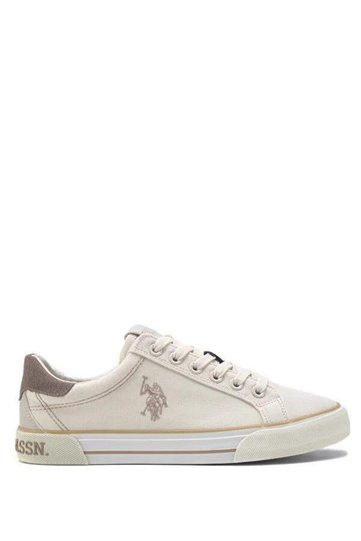 U.S. Polo 3m Rachel 3fx Heel Texted Cloth Lace Sneakers