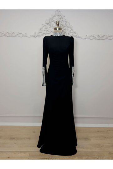 Crepe Evening Dress Clara