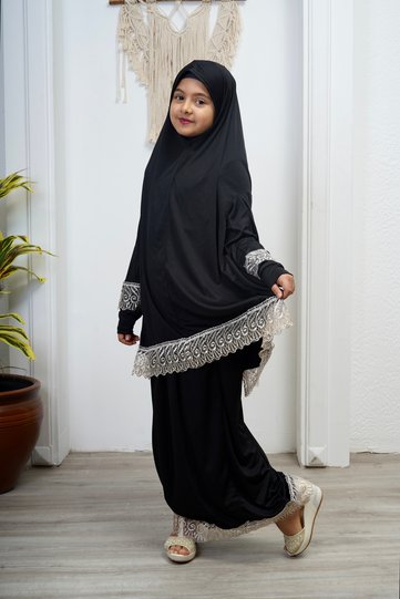 Children's Two-Piece Prayer Outfit Black