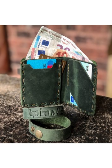 Napoly Handmade Leather Wallet Portfolio Unisex