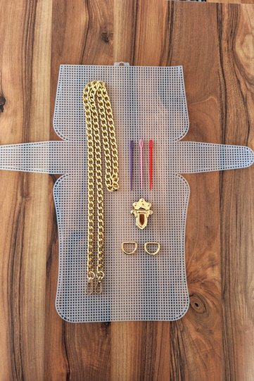 Large Size Canvas Bag Set with Colorfast and Rustproof Accessories