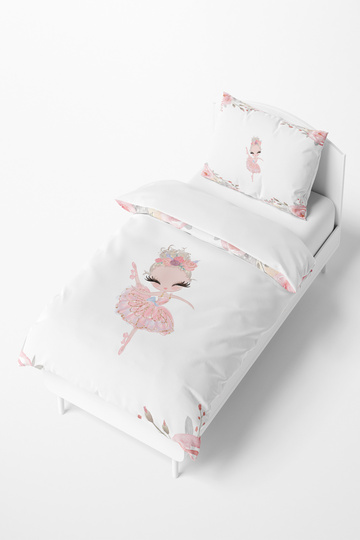 Princess Ballerina Girl's and Baby Duvet Cover Set TLAN-275