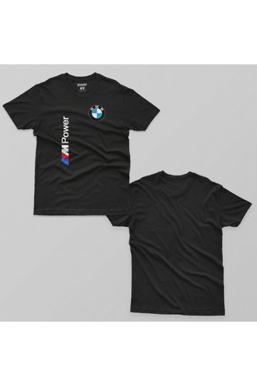 Bmw M Power Vertical Logo Men's T-shirt
