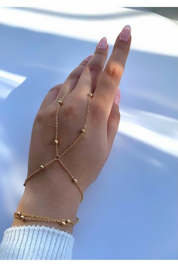 Gold Chain Shahmeran Bracelet