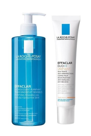 Effaclar Gel Soap-Free Cleansing Gel for Acne Prone Oily Skin 400ml +