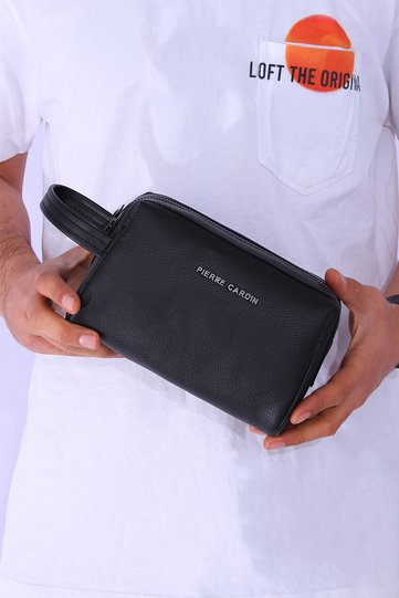 01pc002001 Men's Handbag Clutch Bag BLACK