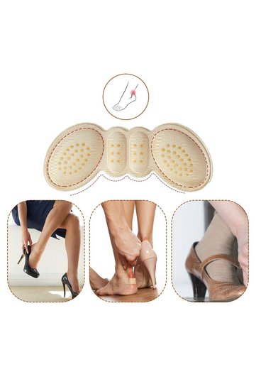 Shoe Heel Impact Prevention Pad Heel Grip Insole Self-Adhesive Insoles 1 Pair