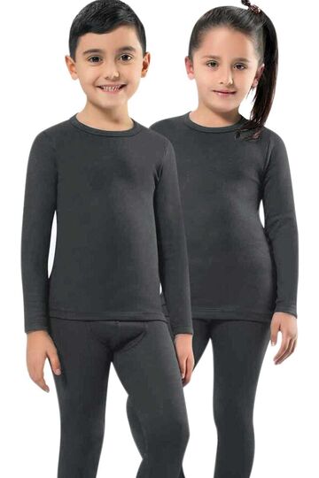 Unisex Kids Gray Thermal Body MKT2005