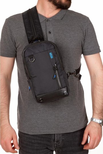 Men's Cross Chest And Backpack Bodybag Functional Waterproof Fabric Tablet Shoulder Bag