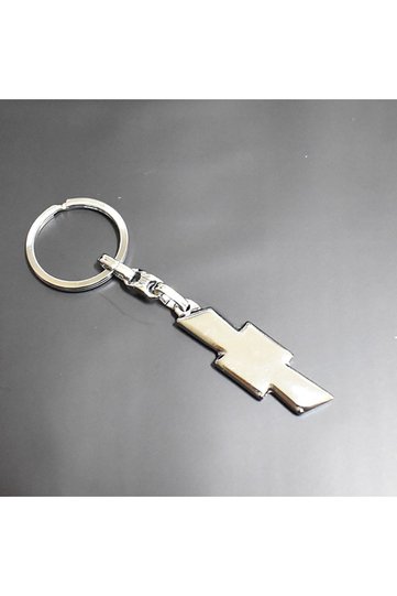 Chevrolet Malibu Metal 3D Metal Car Keychain - Chrome Finished Auto Key Chain