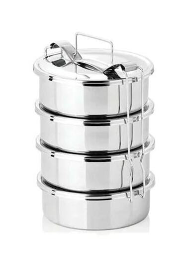 Sefer Tası 4 Pieces Stainless Steel Single 12x6 Cm