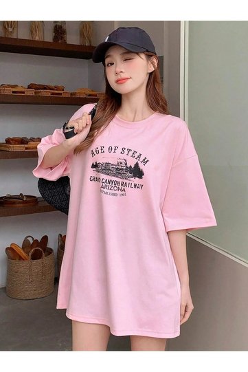 Printed Women's Oversize T-shirt