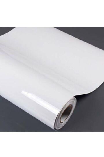 White Glossy Adhesive Foil 50 Cm X 2 Meters