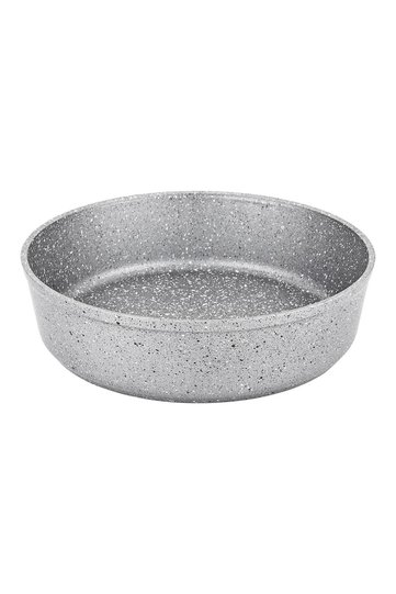 3411 - One Piece - Bio Granite, Round, 32X9 cm - 6.1 Liter Baking Tray, Gray Color