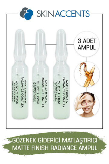 Pore ​​Eliminating Mattifying Ampoule Skin Serum 3 Pieces