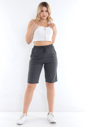 Unisex Loose Fit Casual Comfortable Shorts Anthracite