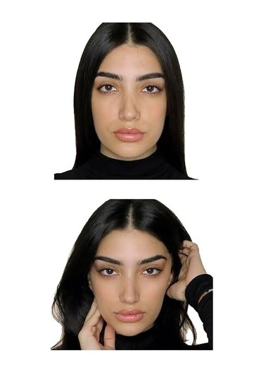 40 قطعة من شريط رفع الحاجب الموتر وشريط رفع العين والرقبة وشد الوجه / شد الوجه