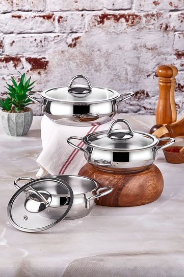 Vitali 6 Piece Steel Pan Set 3496