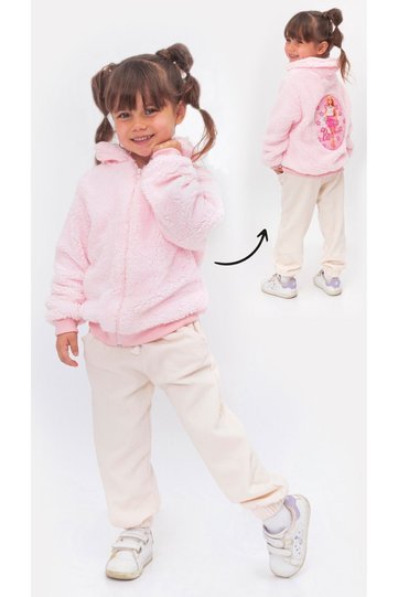 girls plush coat