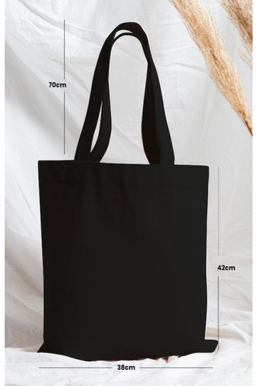 Black Gabardine Bag Unprinted