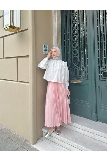 Pleated Henza Hijab Skirt
