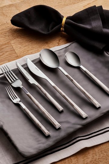 Leda 36 Piece Cutlery Set for 6 Persons White