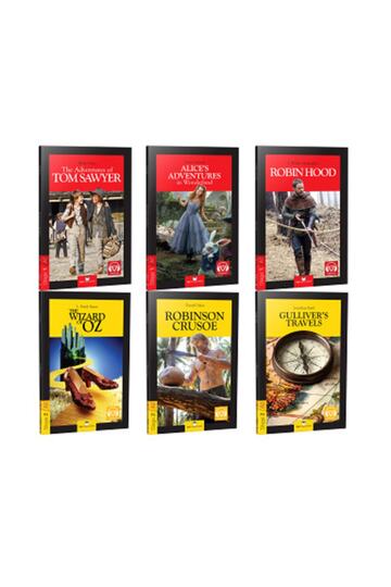 English Reading Book Stage Mixed Set 6 - 6 Books - QR Code Listening