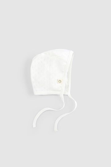 Organic Cotton Pointel British Newborn Ecru Hat