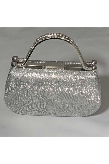 Silver Evening Bag, Silver Night Bag, Wedding Invitation Bag