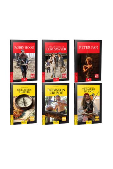 English Reading Book Stage Mixed Set 7 - 6 Books - QR Code Listening