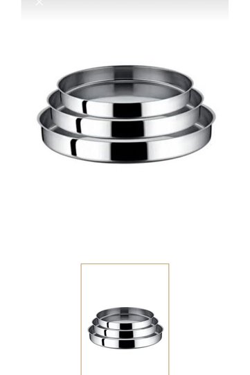 Large Size 3-Piece Steel Pastry Baklava Oven Tray Set 28 32 36 .