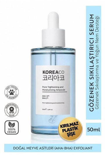 Aha & Bha Revitalizing & Pore Tightening And Moisturizing (AHA%10-BHA%2) Ampoule