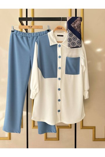 Single Pocket Shirt Trouser Set
