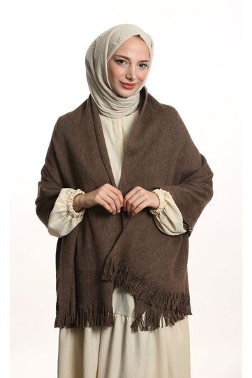 Sade Winter Double-Sided Shoulder Shawl