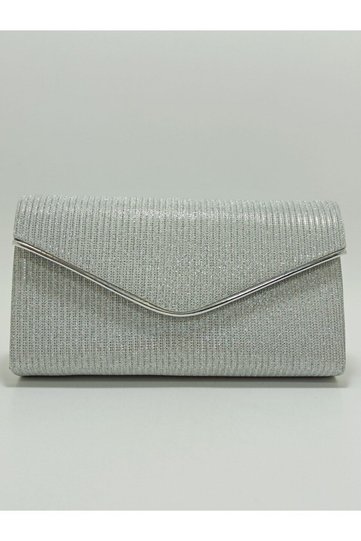 Women's Silver Evening Dress Bag