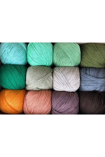 Baby Cotton Amigurumi, Punch, Hand Knitting Thread, 12 Pieces, Taka Yarn (set 1)