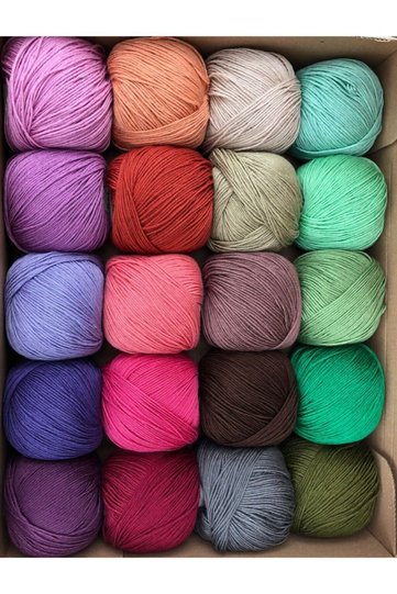Baby Cotton Amigurumi, Punch, Hand Knitting Thread, 20 Pieces, Taka Yarn (set 3)
