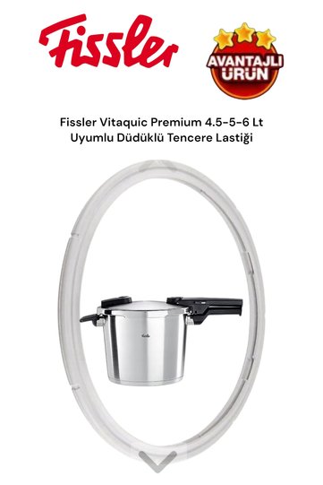 Fissler Vitaquick Premium 4.5 -5-6 Compatible Pressure Cooker Rubber Silicone A++ Quality