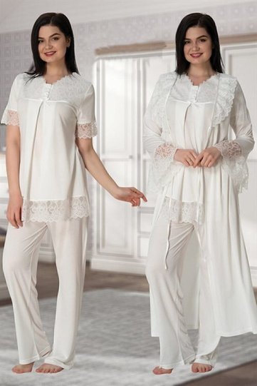 Freya Effort Maternity Maternity Dressing Gown Pajama Set