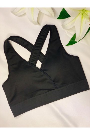 Women's Sports Bra with Back Cross Support - Clothing